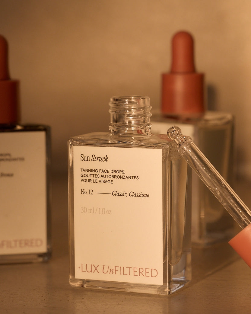 Sun Struck TANNING FACE DROPS GOUTTES AUTOBRONZANTES POUR LE VISAGE No. 12 Classic, Classique 30 ml / 1 fl oz +LUX UnFILTERED