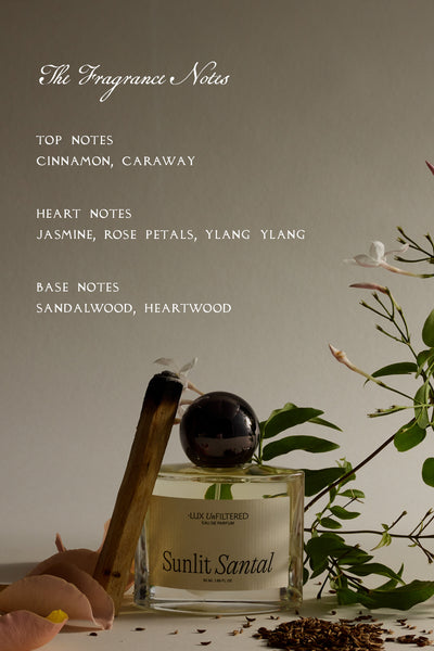Sunlit Santal Perfume Box - + LUX UNFILTERED