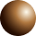 Polished bronze sphere with a bright highlight at top-left and a soft shadow at bottom-right